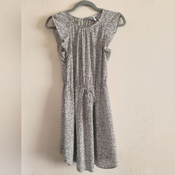 H&M Black‎ and White Flowy Fit & Flare Dress Size 2 - Picture 5 of 11